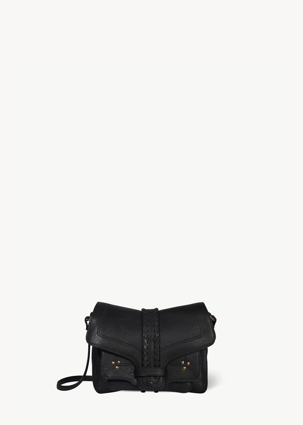 Sac Harry S Chèvre Noir Grainé