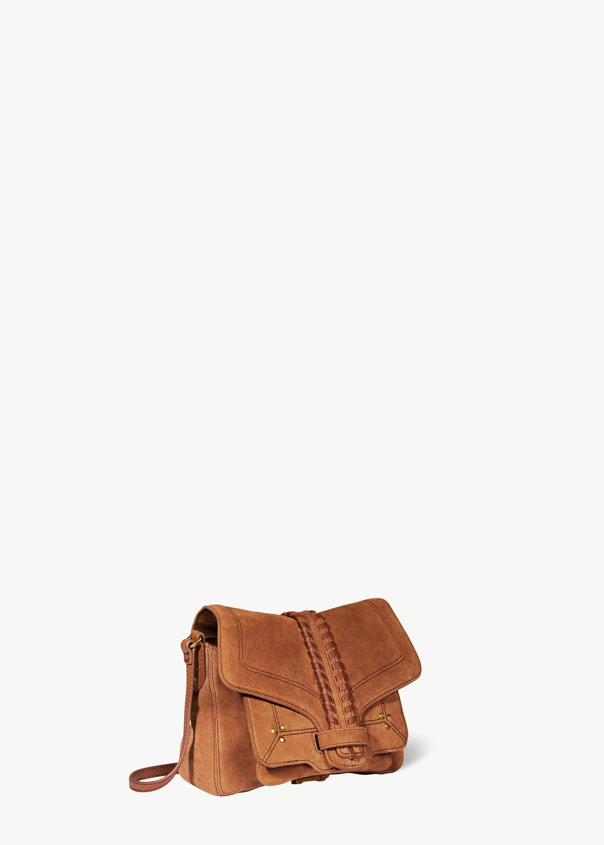 Sac Harry S Croûte Velours Caramel