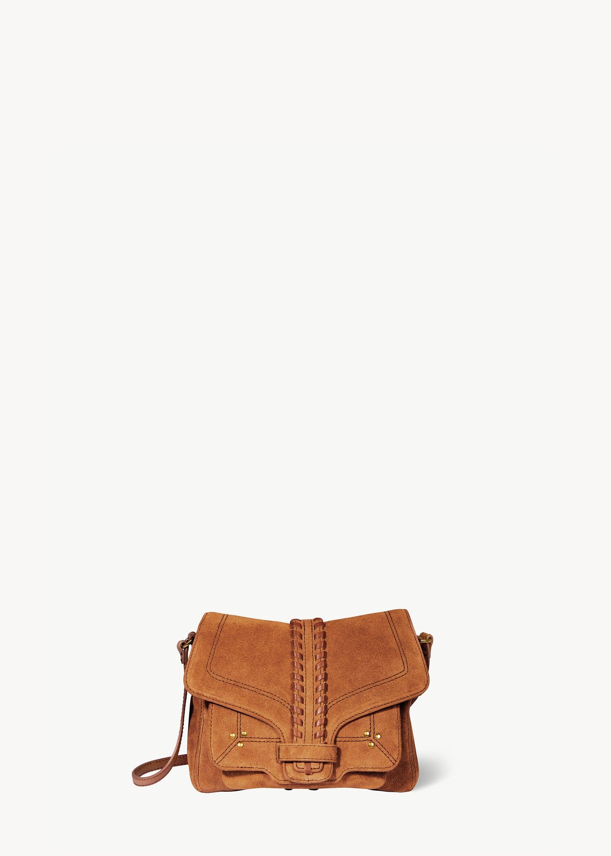 Sac Harry S Croûte Velours Caramel