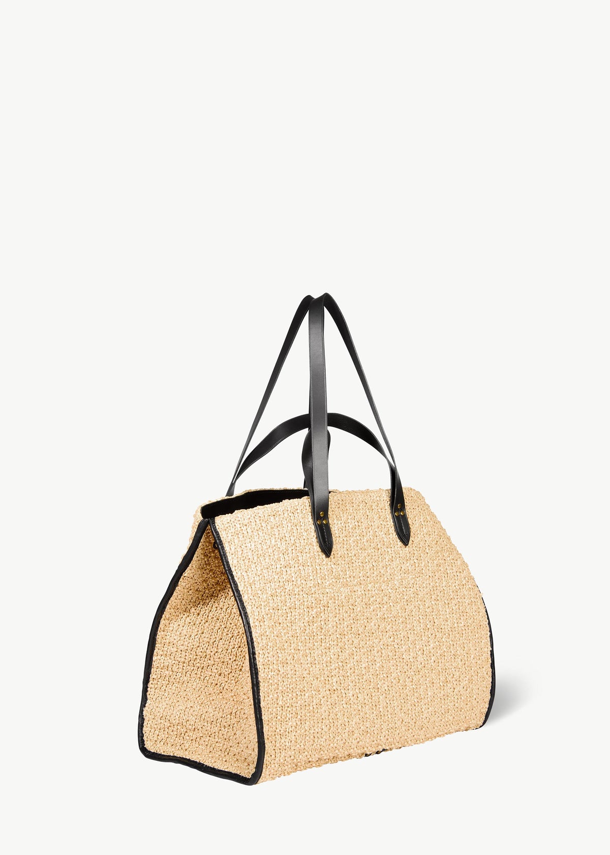 Sac Cabas Léon L fibres recyclées effet raphia
