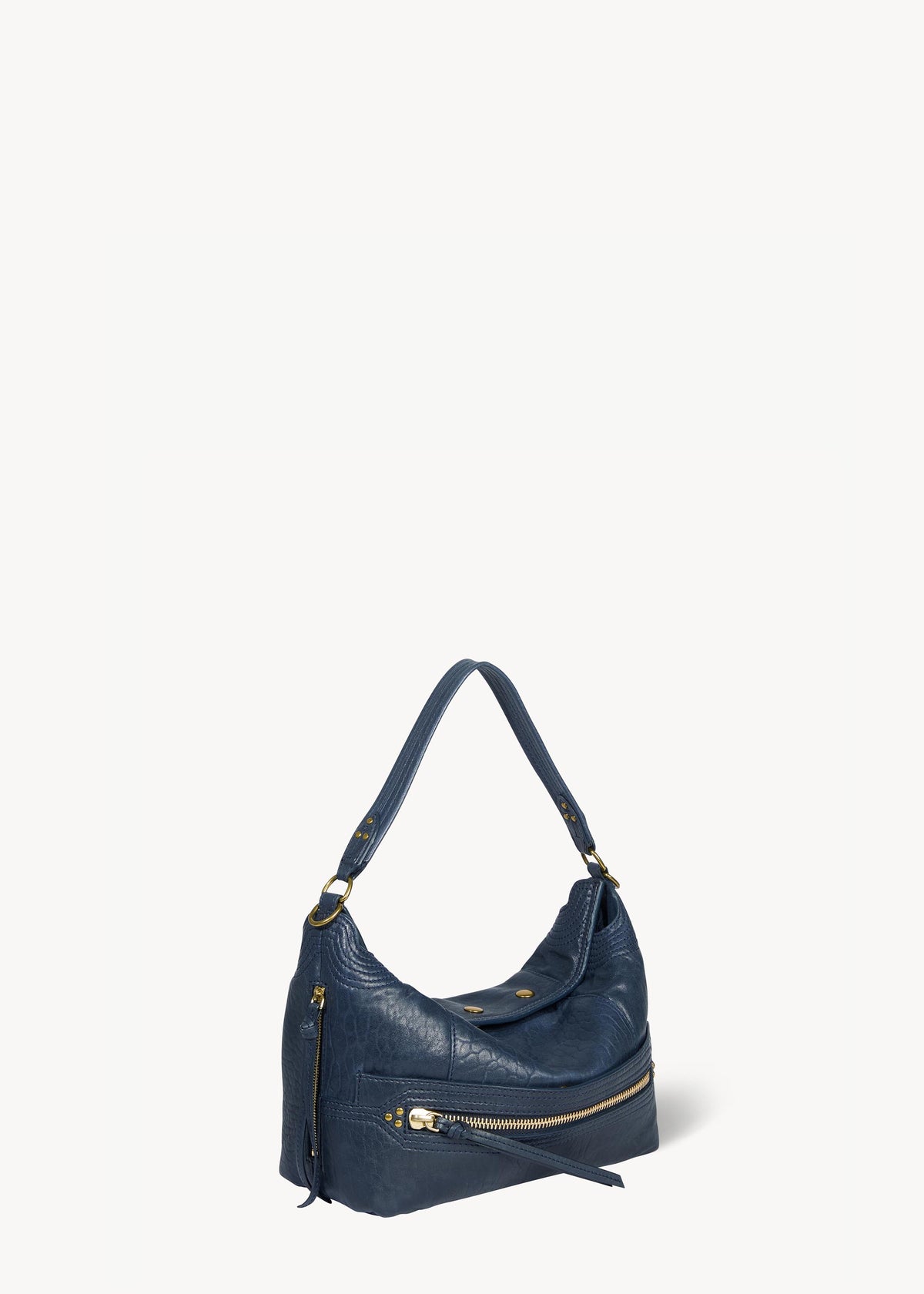 Sac Lucky Hobo Agneau Bubble Night Blue