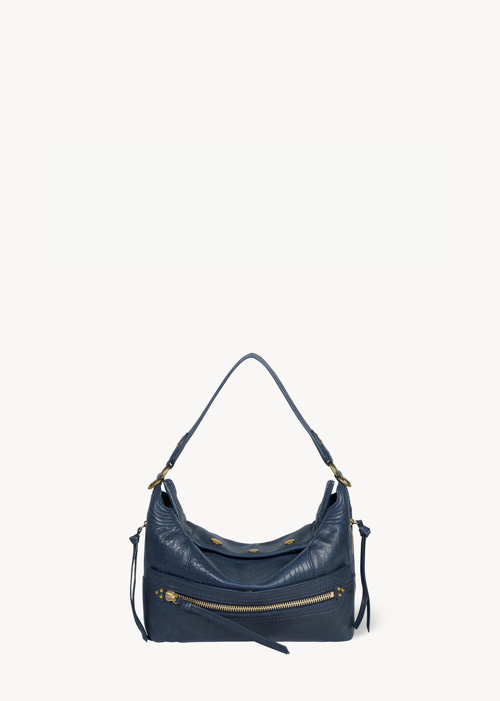 Sac Lucky Hobo Agneau Bubble Night Blue