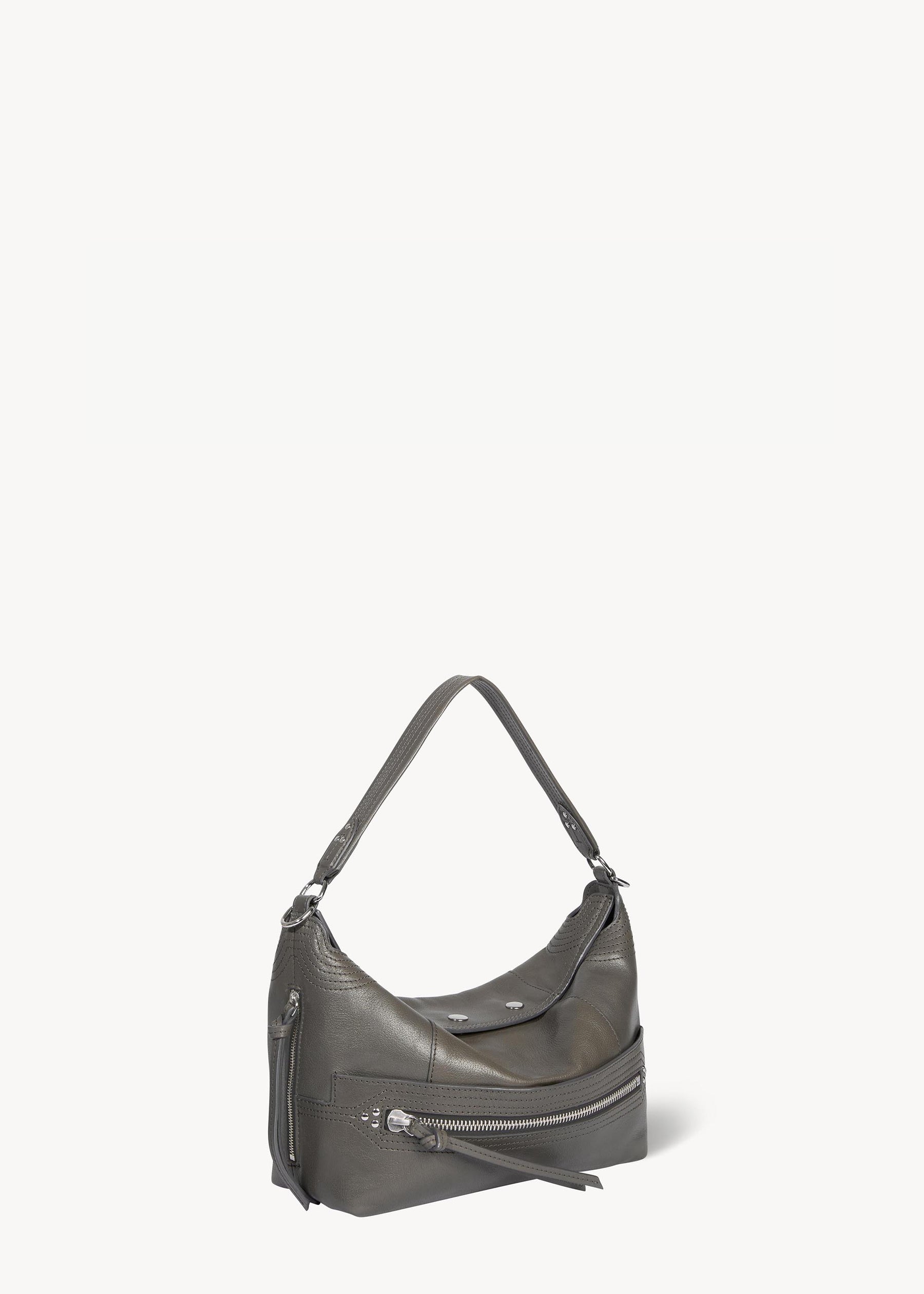 Sac Lucky Hobo buffle Gris