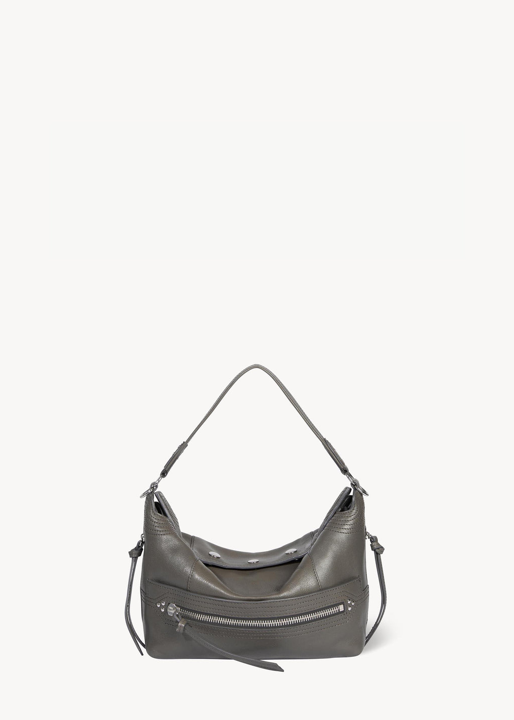 Sac Lucky Hobo buffle Gris
