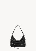 Sac Lucky Hobo Buffle Noir Silver