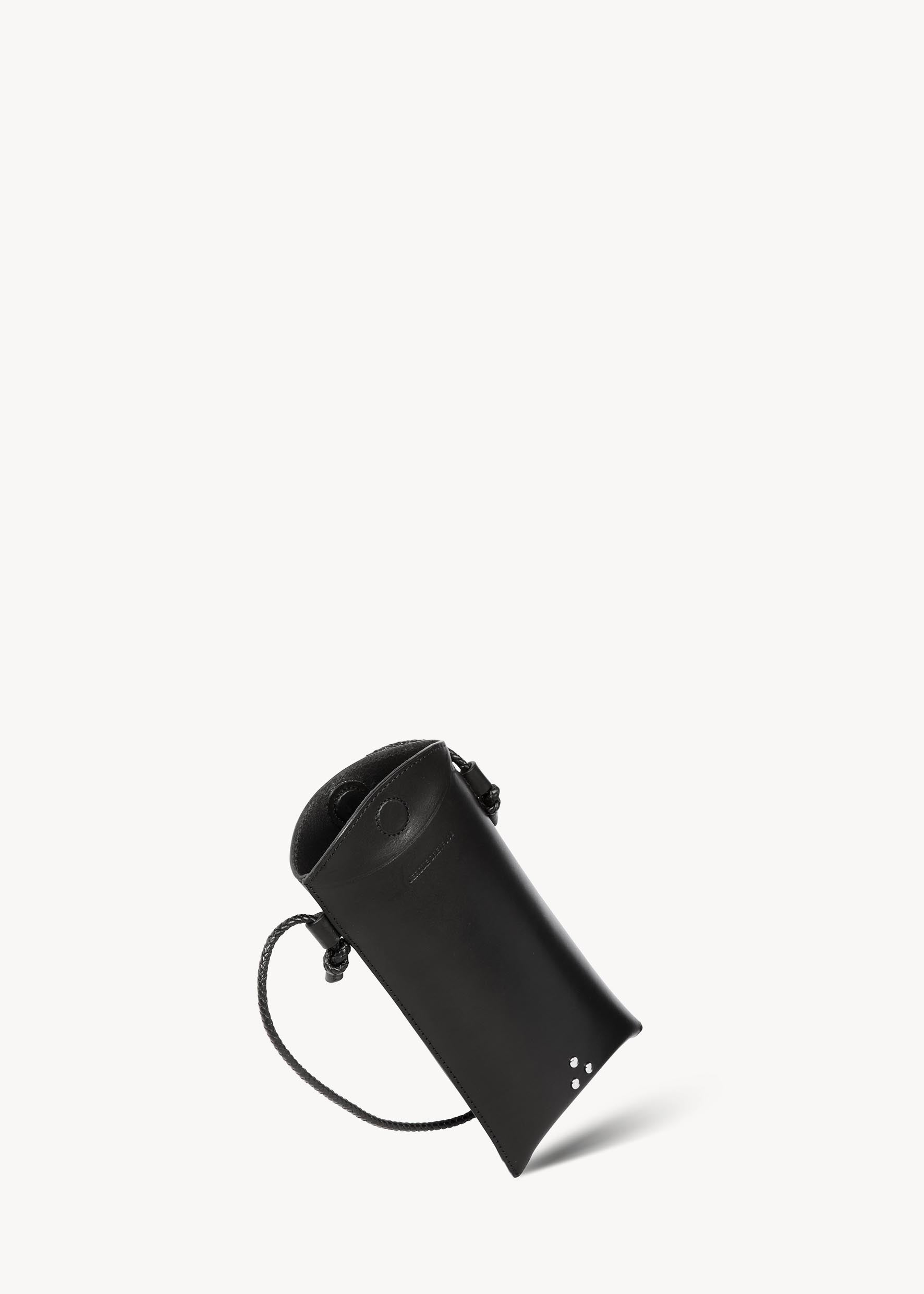 Étui téléphone Louis Mobile Vachette Noir Silver