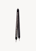 Bandoulière festival Vachette Noir Silver