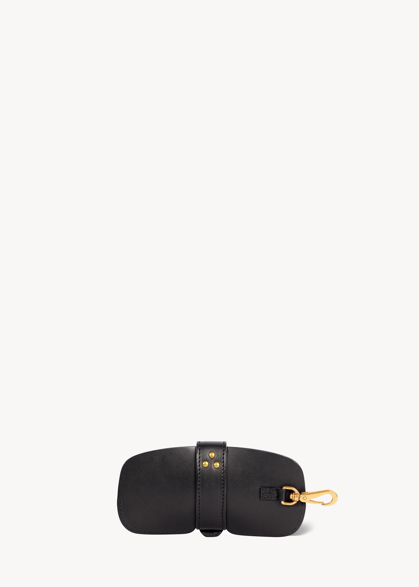Etui Lunettes Vachette Noir Brass