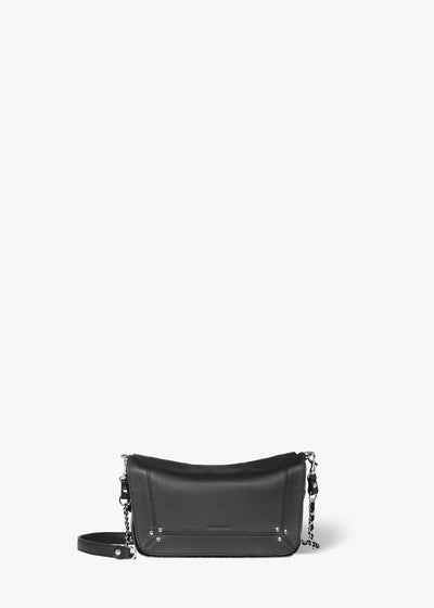 Bobi S Noir Silver Lambskin