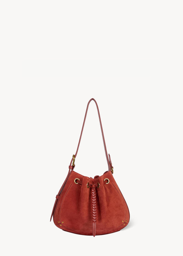 Sac Andy Croûte Velours Rouille