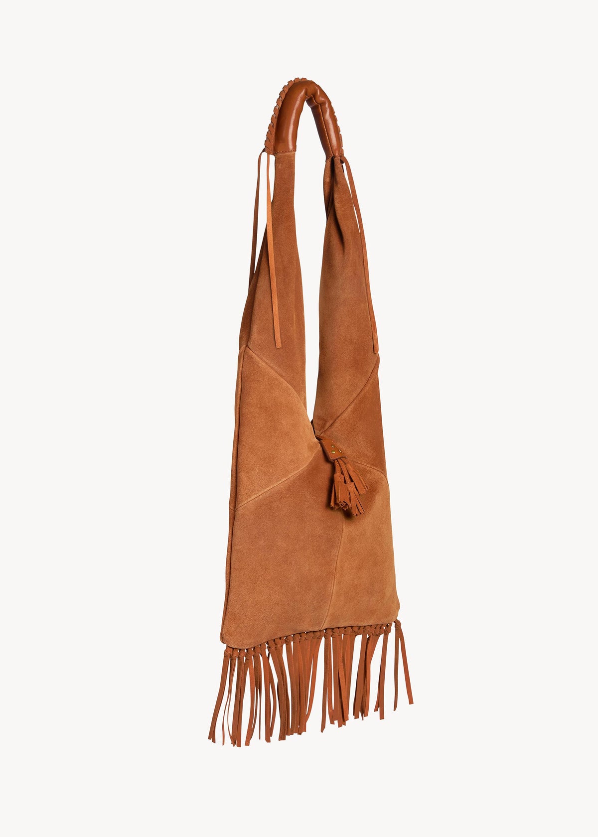 Sac Aram Croûte Velours Caramel