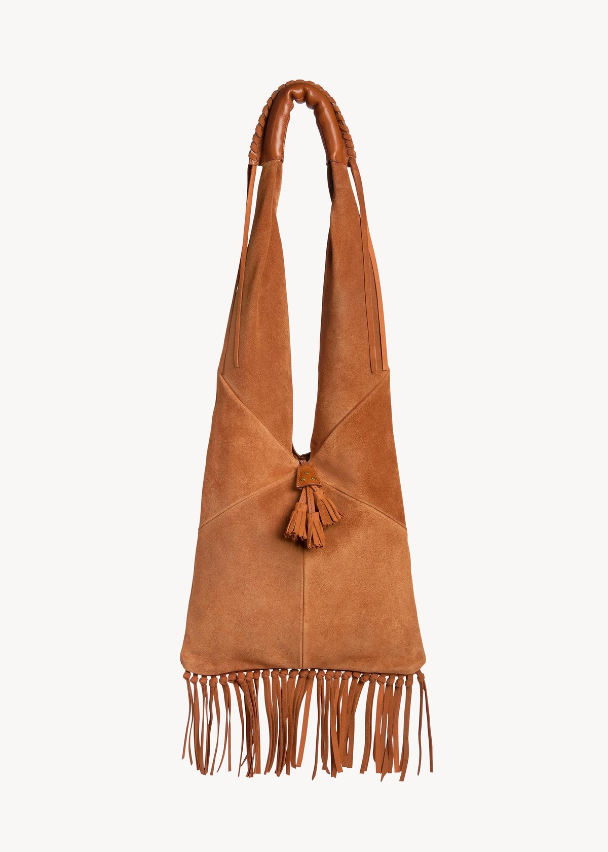 Sac Aram Croûte Velours Caramel