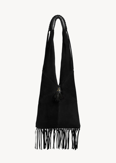 Aram Bag Noir Split Suede