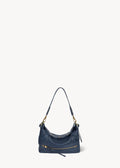 Sac Lucky Hobo Small Agneau Bubble Night Blue