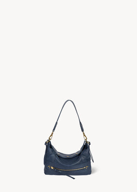 Lucky Hobo Small Tasche Bubble Night Blue Lammleder