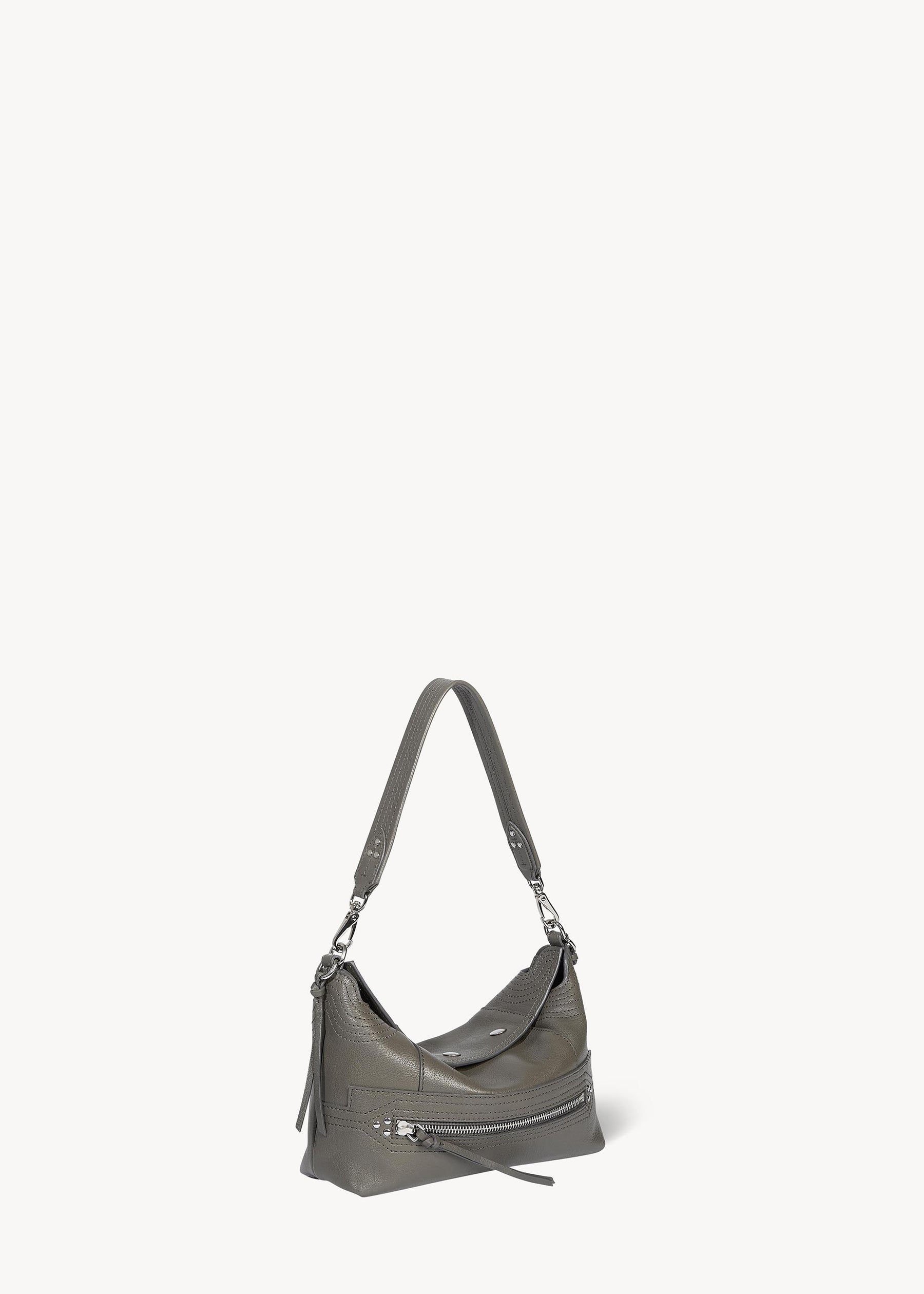 Sac Lucky Hobo Small buffle Gris