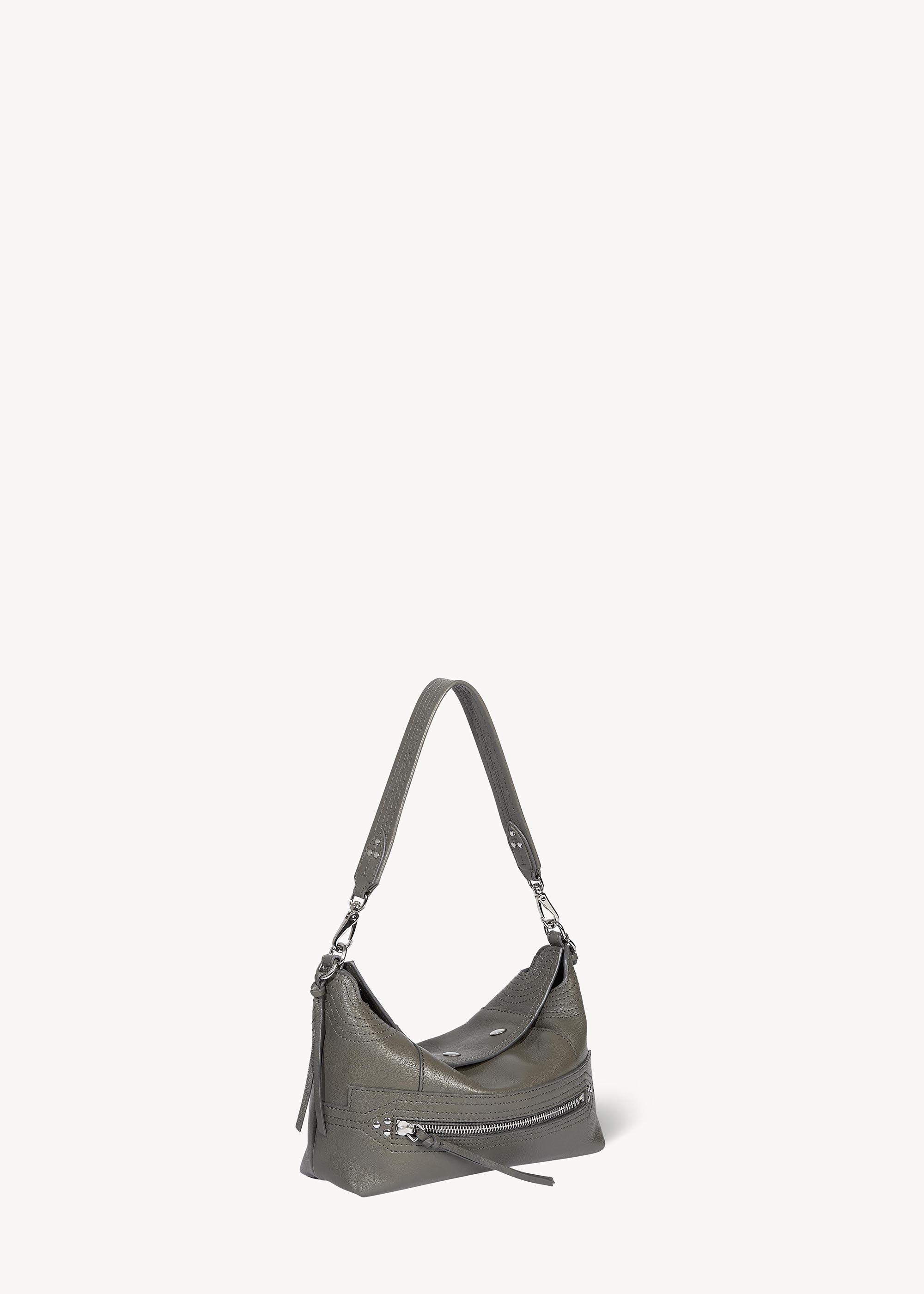 Sac Lucky Hobo Small buffle Gris
