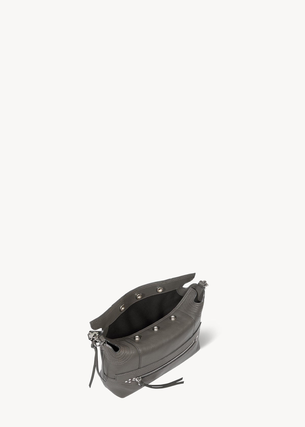 Sac Lucky Hobo Small buffle Gris