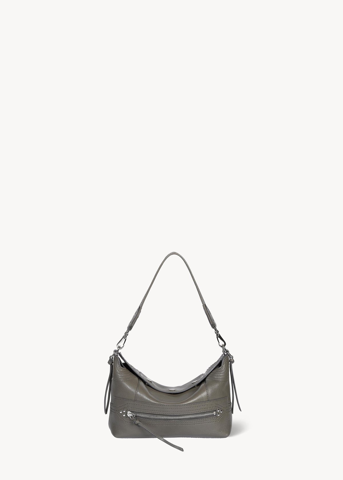 Sac Lucky Hobo Small buffle Gris