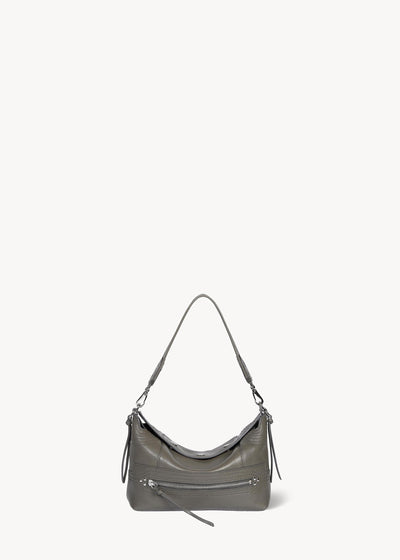 Sac Lucky Hobo Small buffle Gris