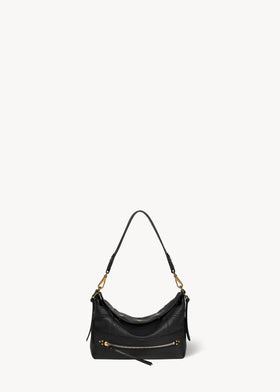 Lucky Hobo Small Bag Noir Brass Buffaloskin
