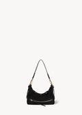 Sac Lucky Hobo Small Croûte Velours Noir
