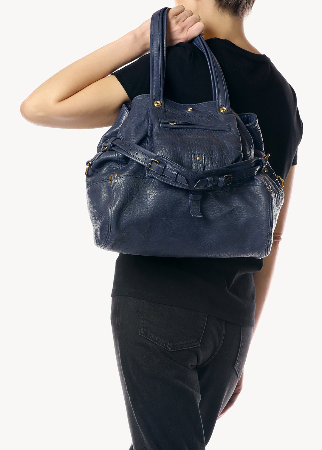 Sac Cabas Billy M Agneau Bubble Night Blue