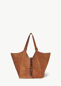 Sac Cabas Joseph M Croûte Velours Caramel