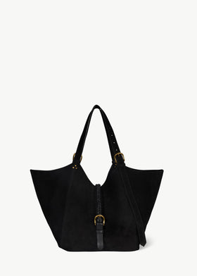 Joseph M Tote bag Noir Split Suede