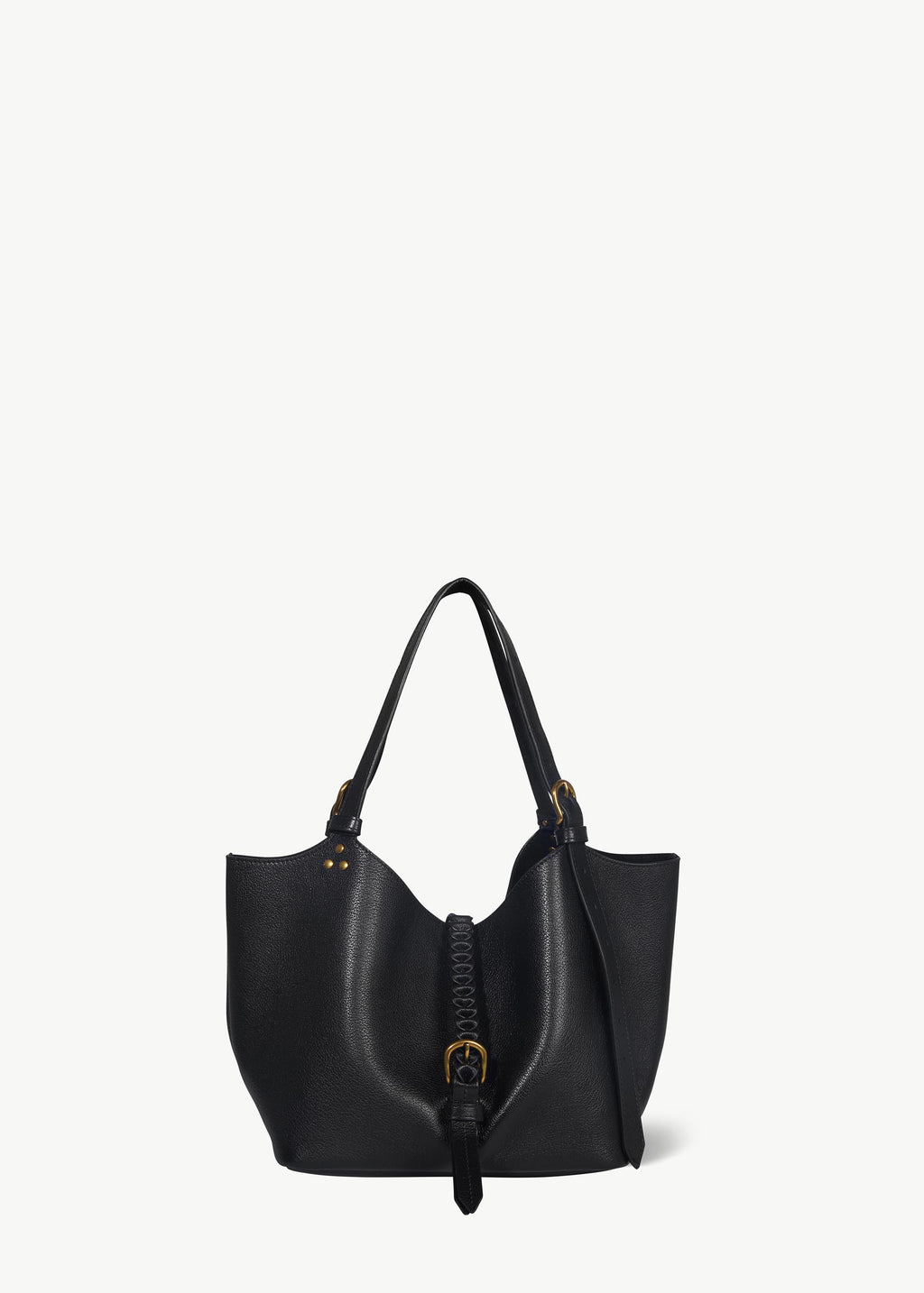 Sac Cabas Joseph S buffle Noir Brass
