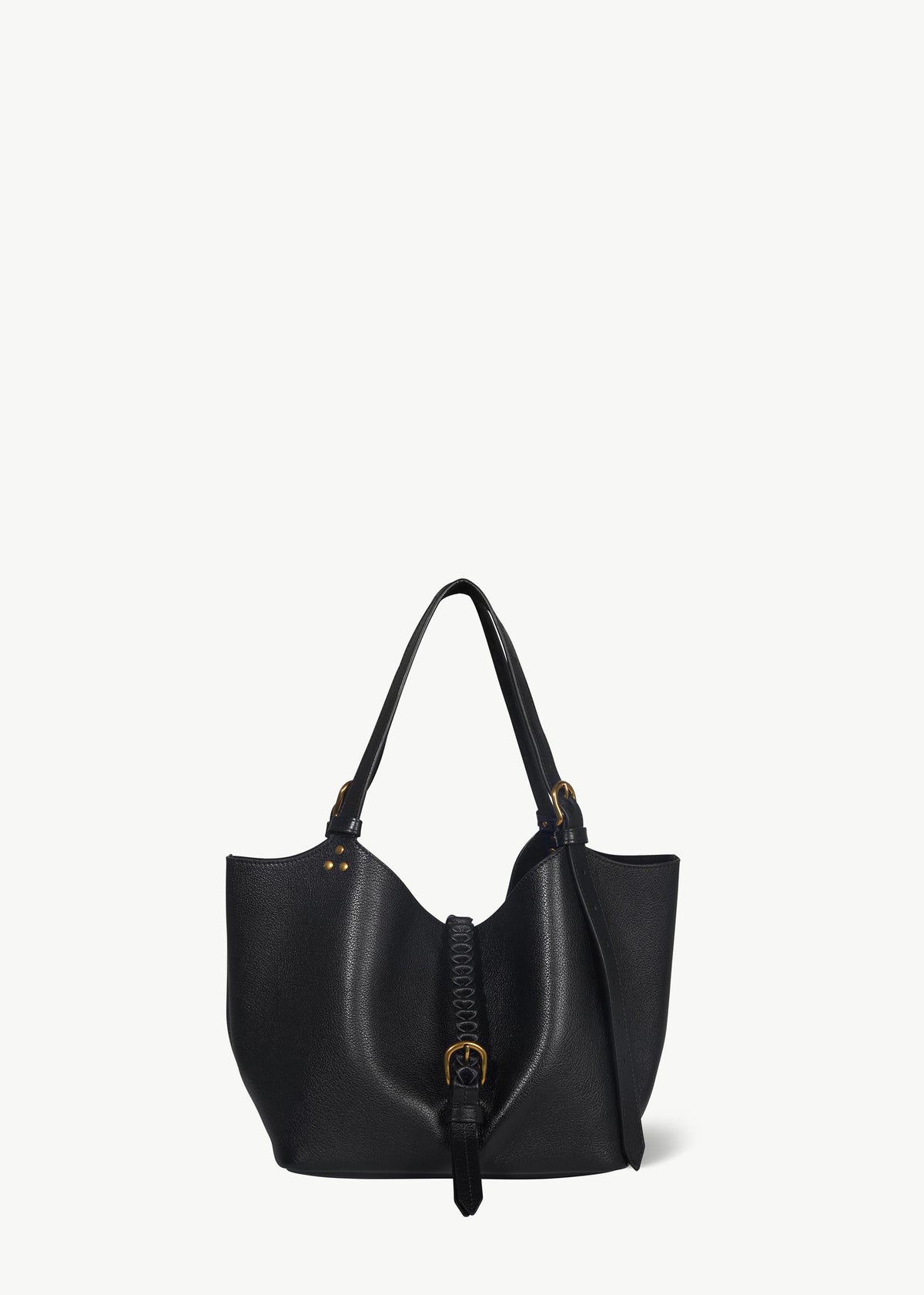 Sac Cabas Joseph S buffle Noir Brass