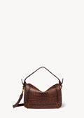 Sac Pepito M Mouton Imprimé Croco Cigare