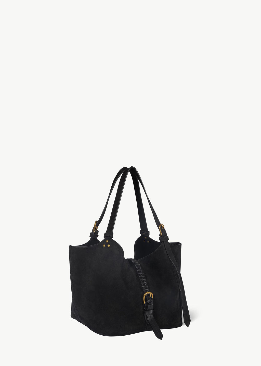 Sac Cabas Joseph S Croûte Velours Noir
