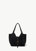 Sac Cabas Joseph S Croûte Velours Noir