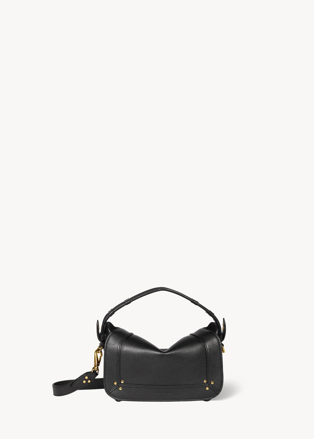 Sac Pepito S Buffle Noir Brass
