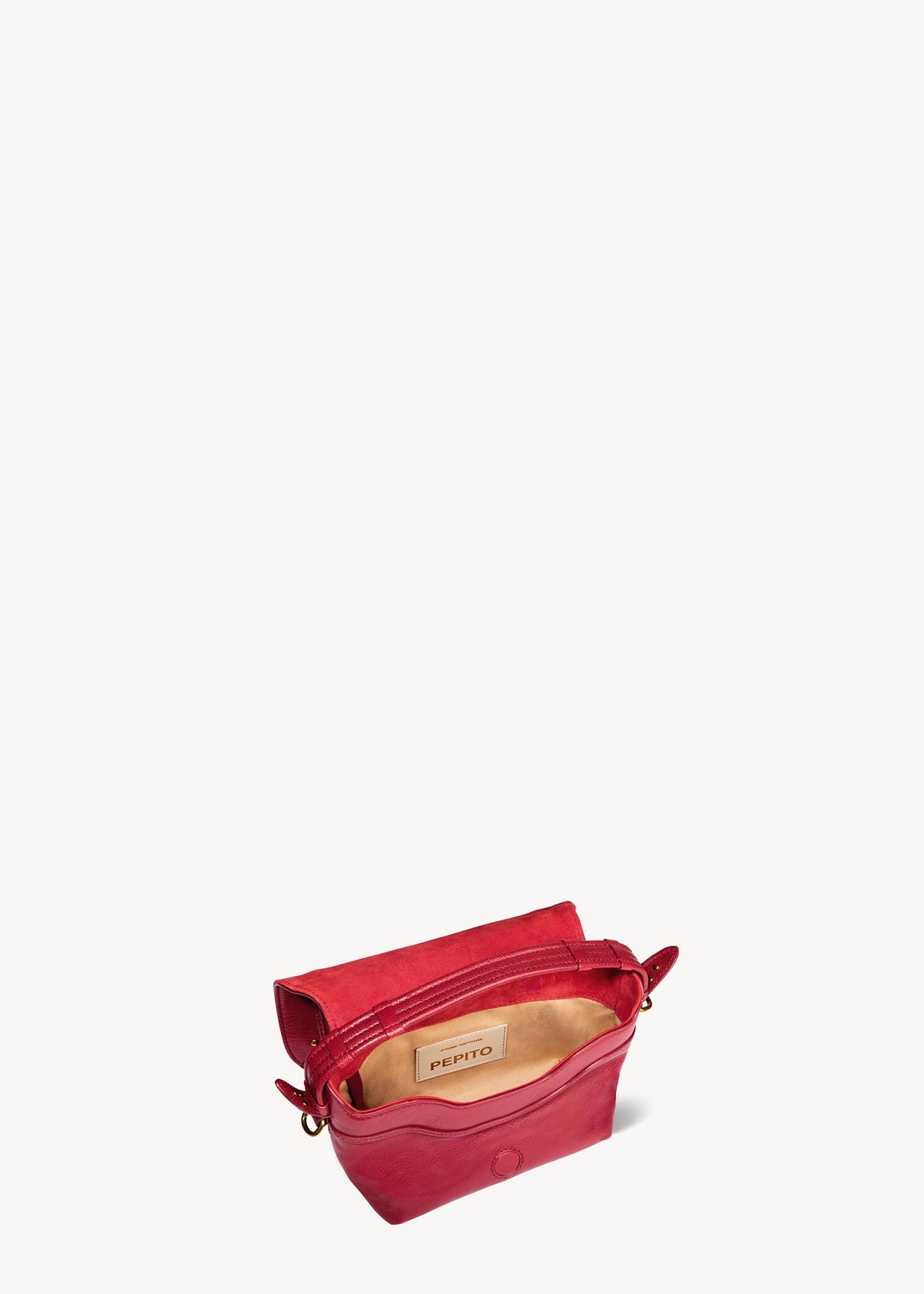 Sac Pepito S Chèvre Carmin