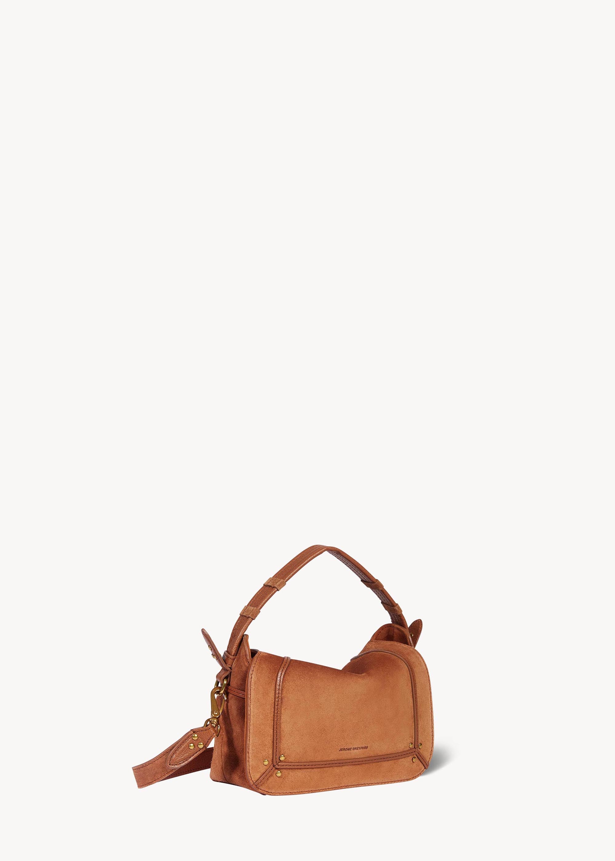 Sac Pepito S Croûte Velours Caramel