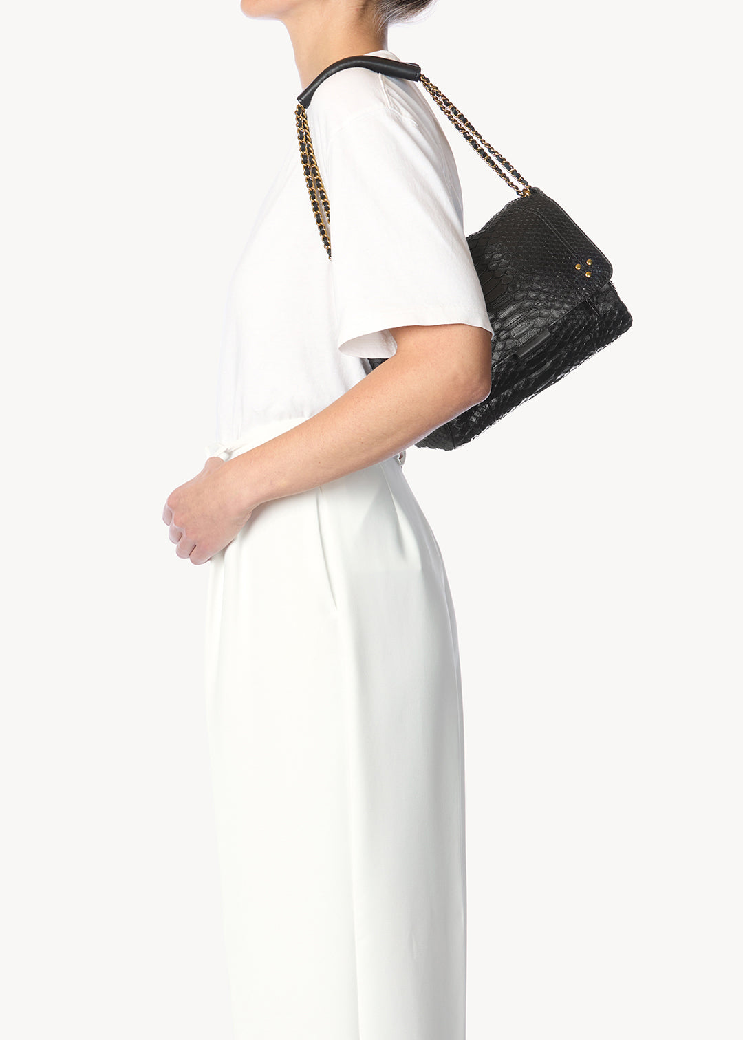 Lulu M Python Noir