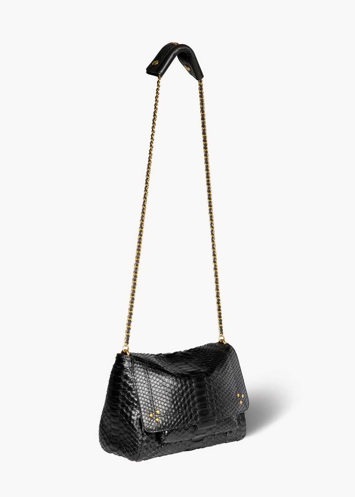 Lulu M Python Noir