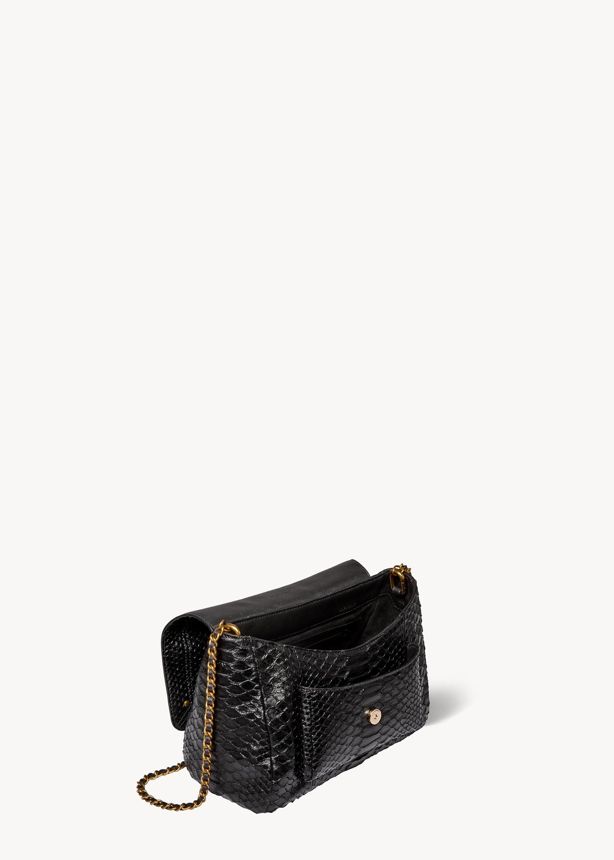 Lulu M Python Noir