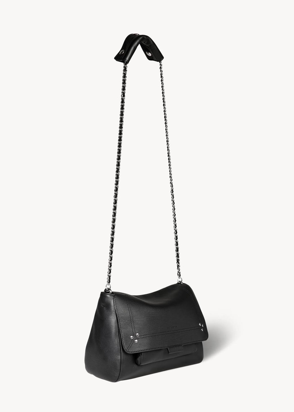 Lulu M Veau Noir Silver