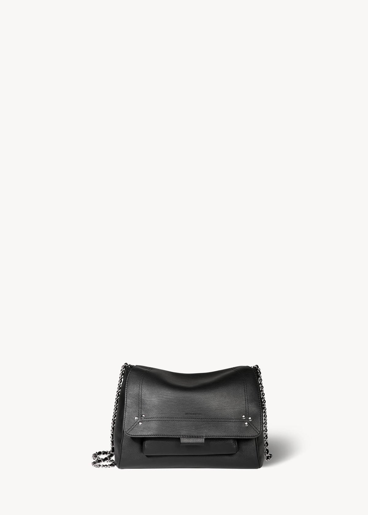 Lulu M Veau Noir Silver