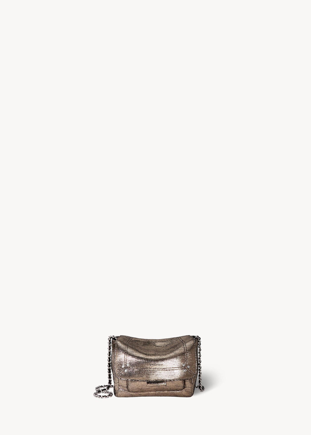 Lulu S Chèvre Lamé Champagne