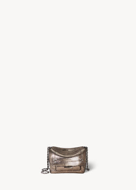 Lulu S Lamé Champagne Ziegenleder