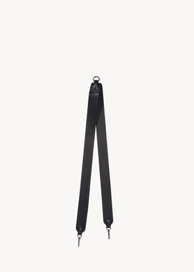 Bandoulière simple Vachette Noir Silver