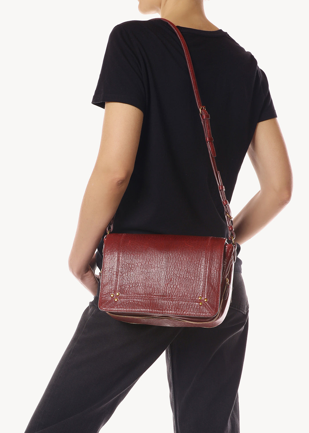 Sac Igor Agneau Bubble Burgundy