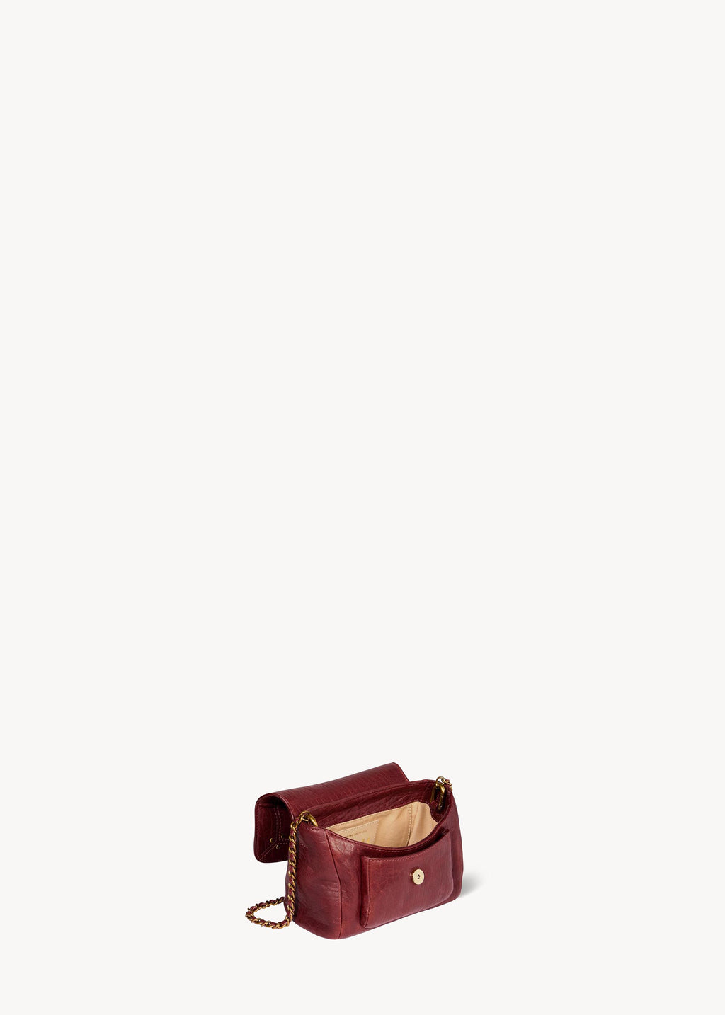 Sac Lulu S Agneau Bubble Burgundy