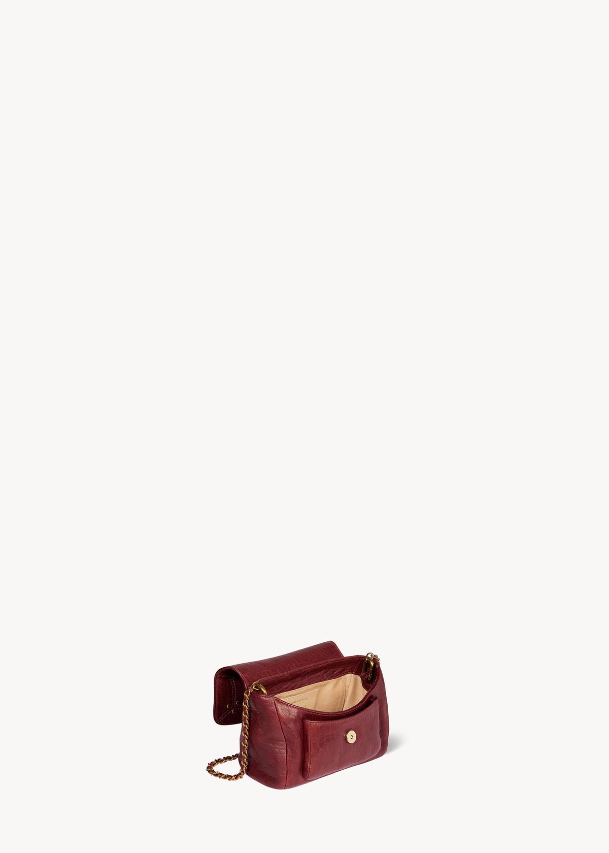 Sac Lulu S Agneau Bubble Burgundy