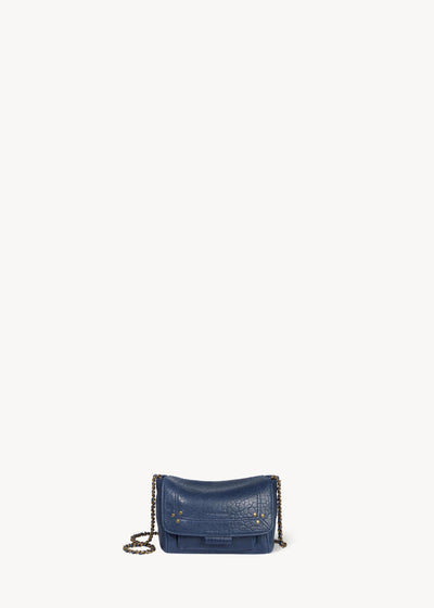 Lulu S Tasche Bubble Night Blue Lammleder