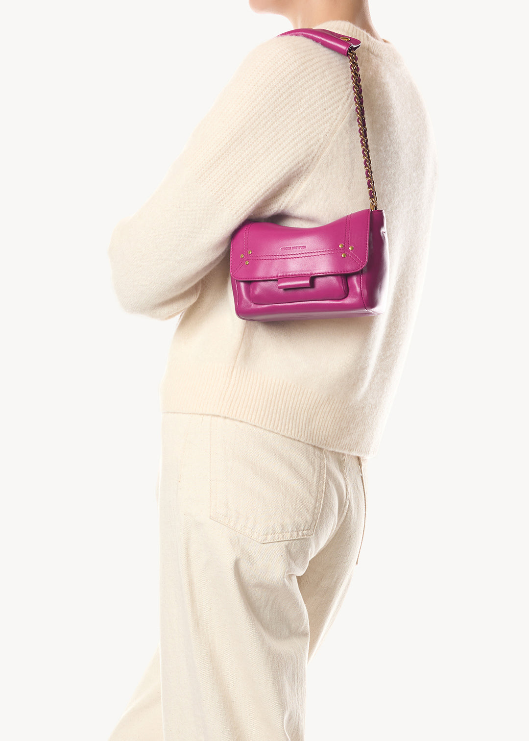 Sac Lulu S Agneau Bougainvillier